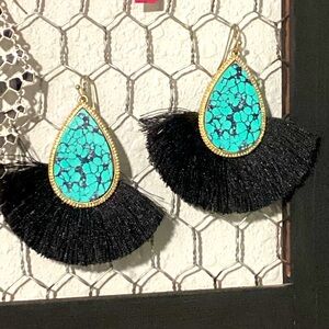 Fringe earrings